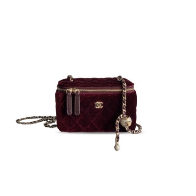 CHANEL 25B BOX VANITY BAG (16*10*8cm)